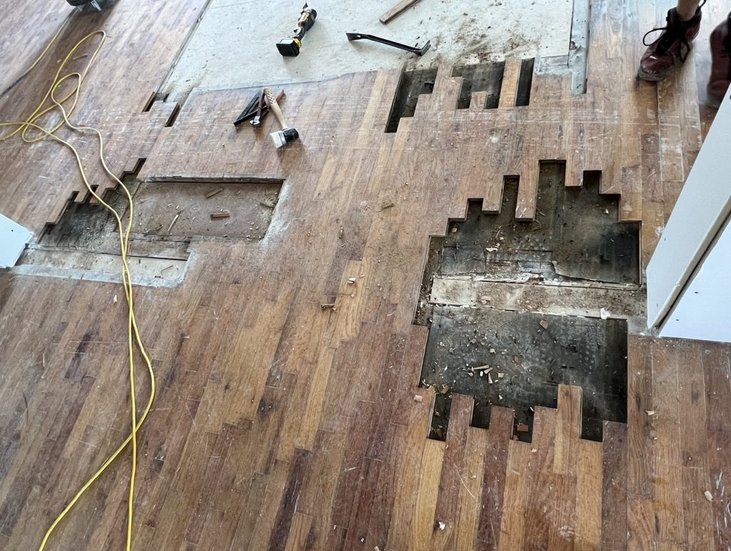 Hardwood Floor Repair Near St. Joseph| Lumberjack Services